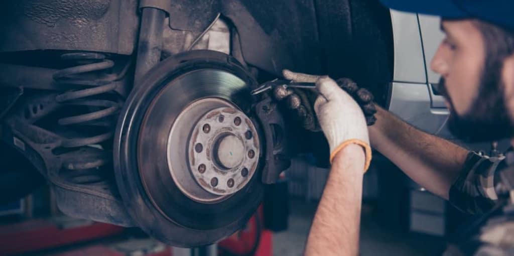 A brake pad should be replaced roughly every 50,000 miles as a rule of thumb